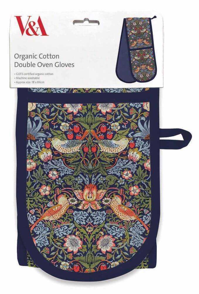 Strawberry Thief Oven Gloves - House of Cards