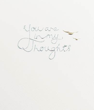 In My Thoughts Thinking of You Card - House of Cards