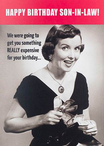 Son-in-Law Birthday Card - House of Cards