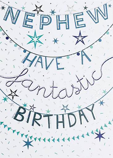 Nephew Fantastic Birthday Card - House of Cards