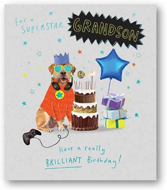 Grandson Birthday Card - House of Cards