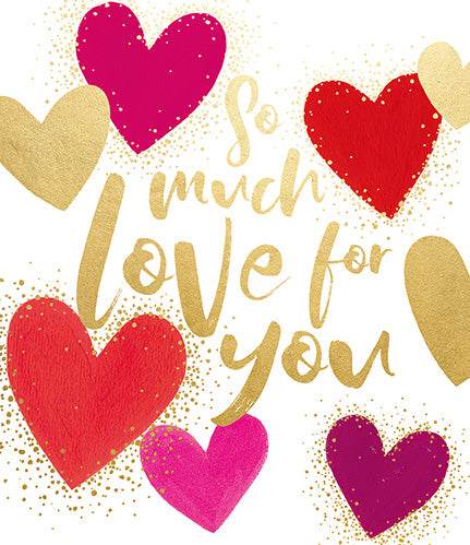 So Much Love For You Valentines Card - House of Cards