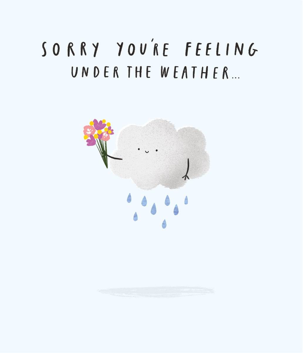 Under the Weather Greeting Card - House of Cards