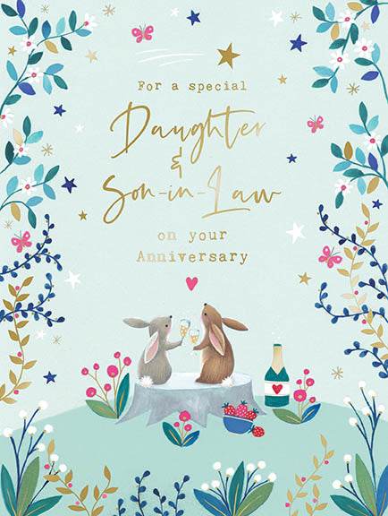 Daughter and Son-In-Law Anniversary Card - House of Cards