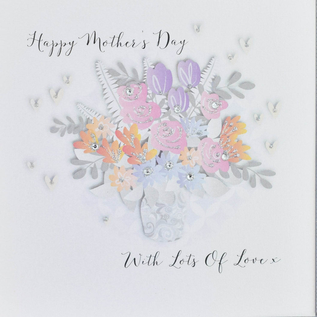 Flower Bouquet Mothers Day Card - House of Cards