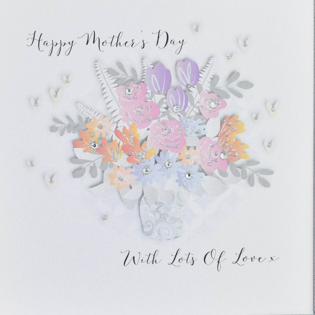 Flower Bouquet Mothers Day Card - House of Cards
