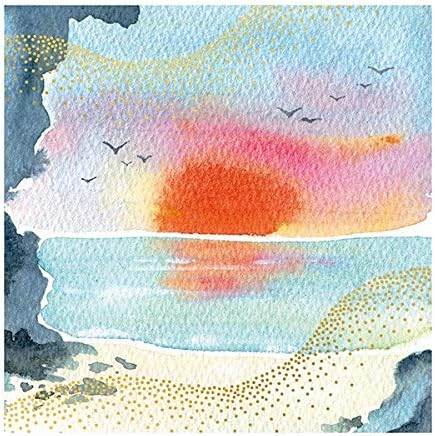 Natural Sunset Greeting Card - House of Cards