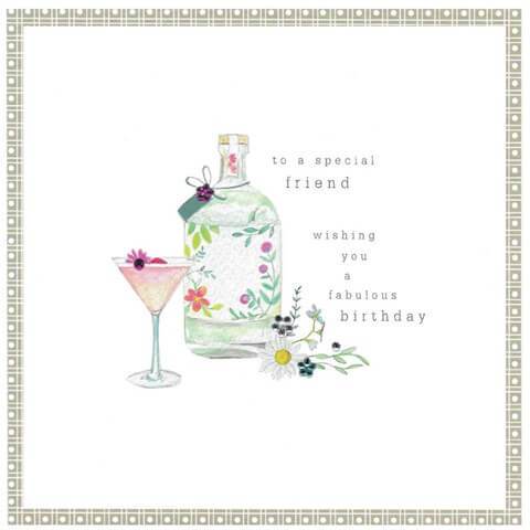 Fabulous Friend Birthday Card - House of Cards