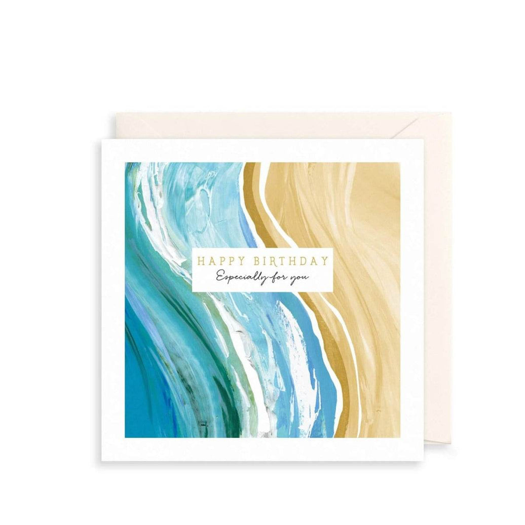 Beach Birthday Card - House of Cards