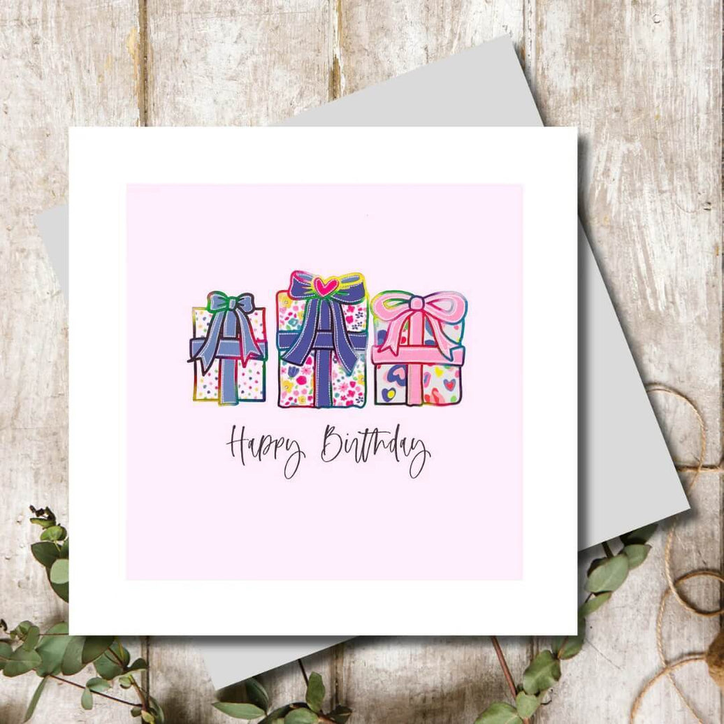 Presents Birthday Card - House of Cards