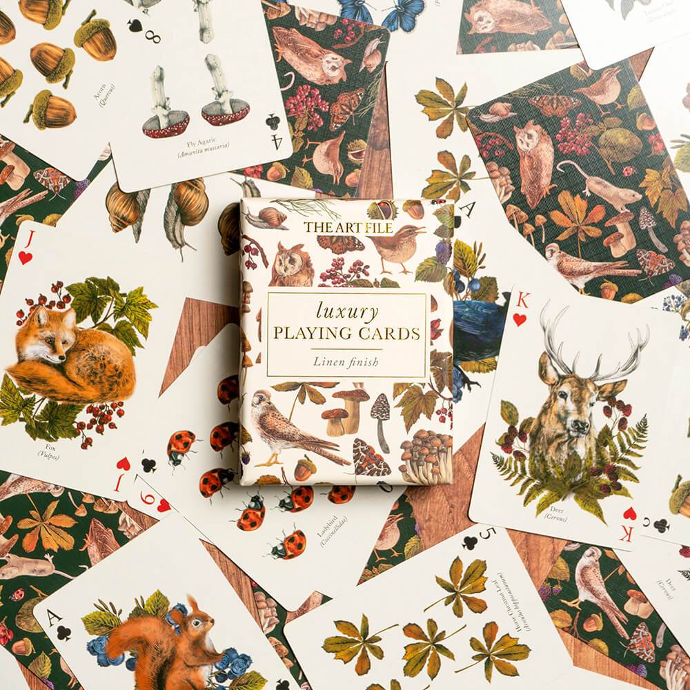 Nature Playing Cards - House of Cards