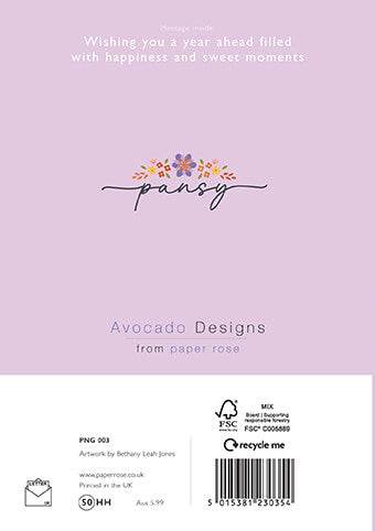 Pansy Dog Birthday Card - House of Cards