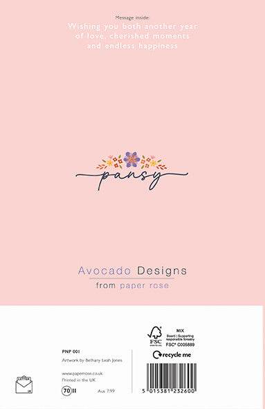 Pansy Cake Birthday Card - House of Cards