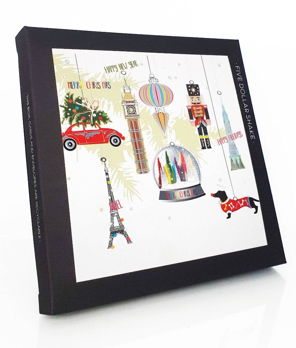 Pop Montage Christmas Boxed Cards - House of Cards