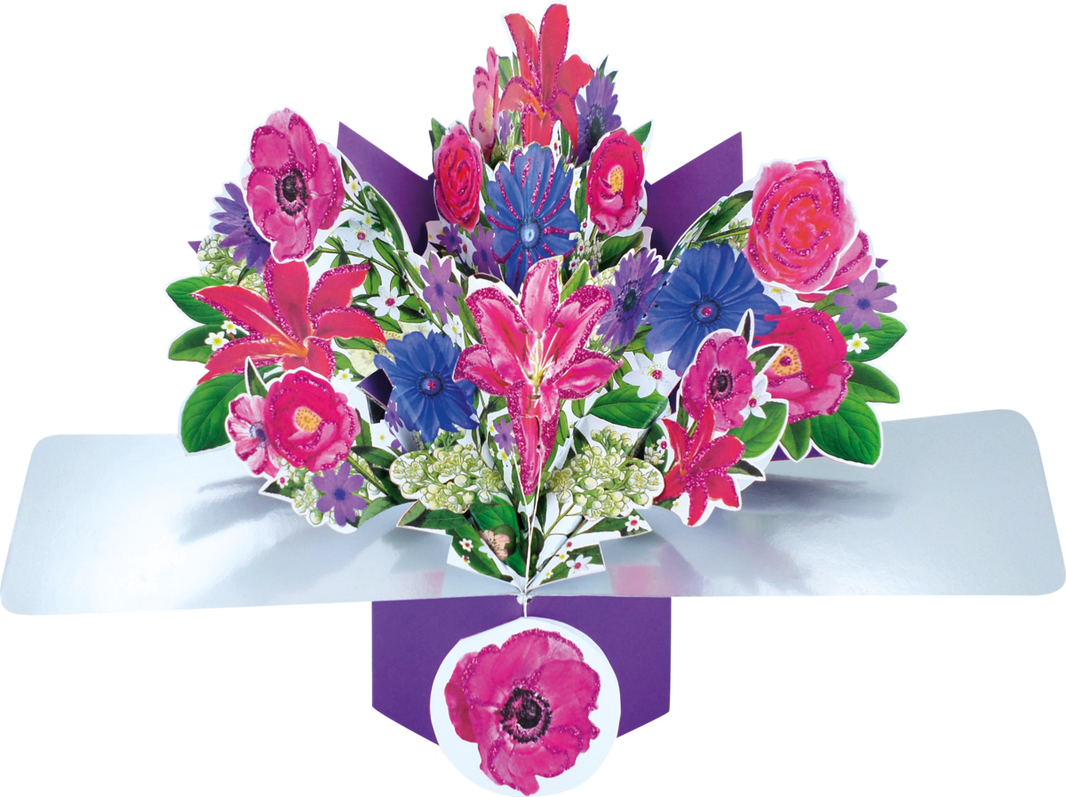 Pop Up Lilies Greeting Card