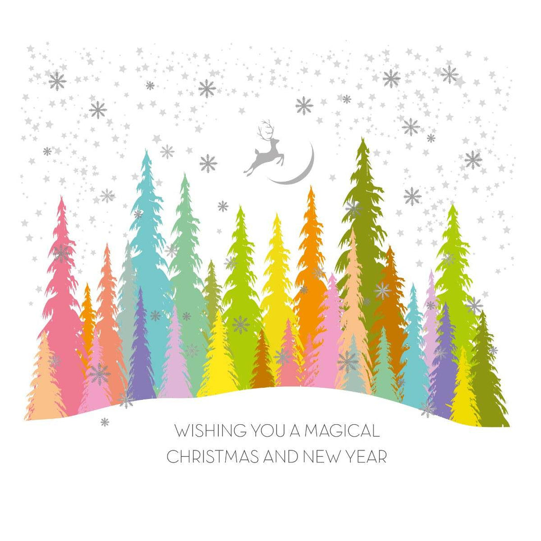 Pop Magical Forest Christmas Boxed Cards - House of Cards