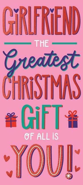 Girlfriend Christmas Card - House of Cards