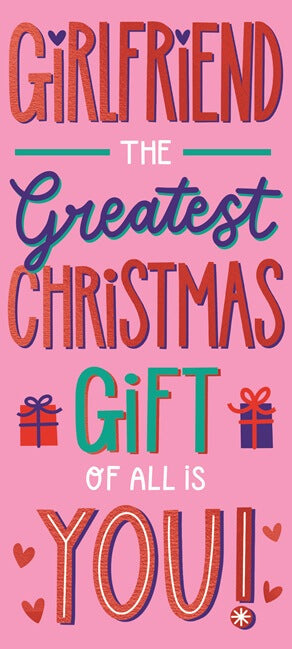 Girlfriend Christmas Card - House of Cards