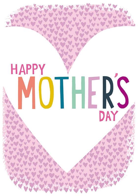 Heart Happy Mothers Day Card - House of Cards
