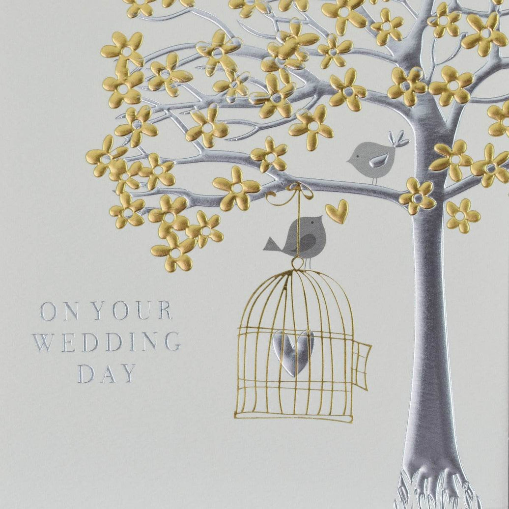 Love Birds Wedding Day Card - House of Cards