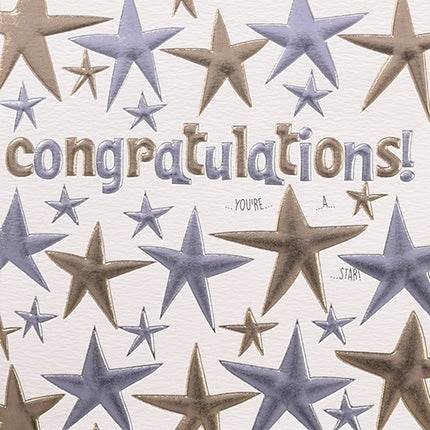 Stars Congratulations Card - House of Cards