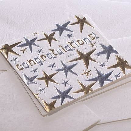Stars Congratulations Card - House of Cards