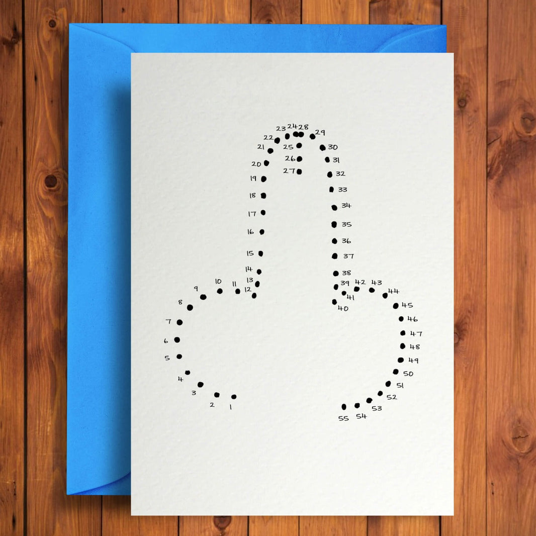 Dot to Dot Birthday Card