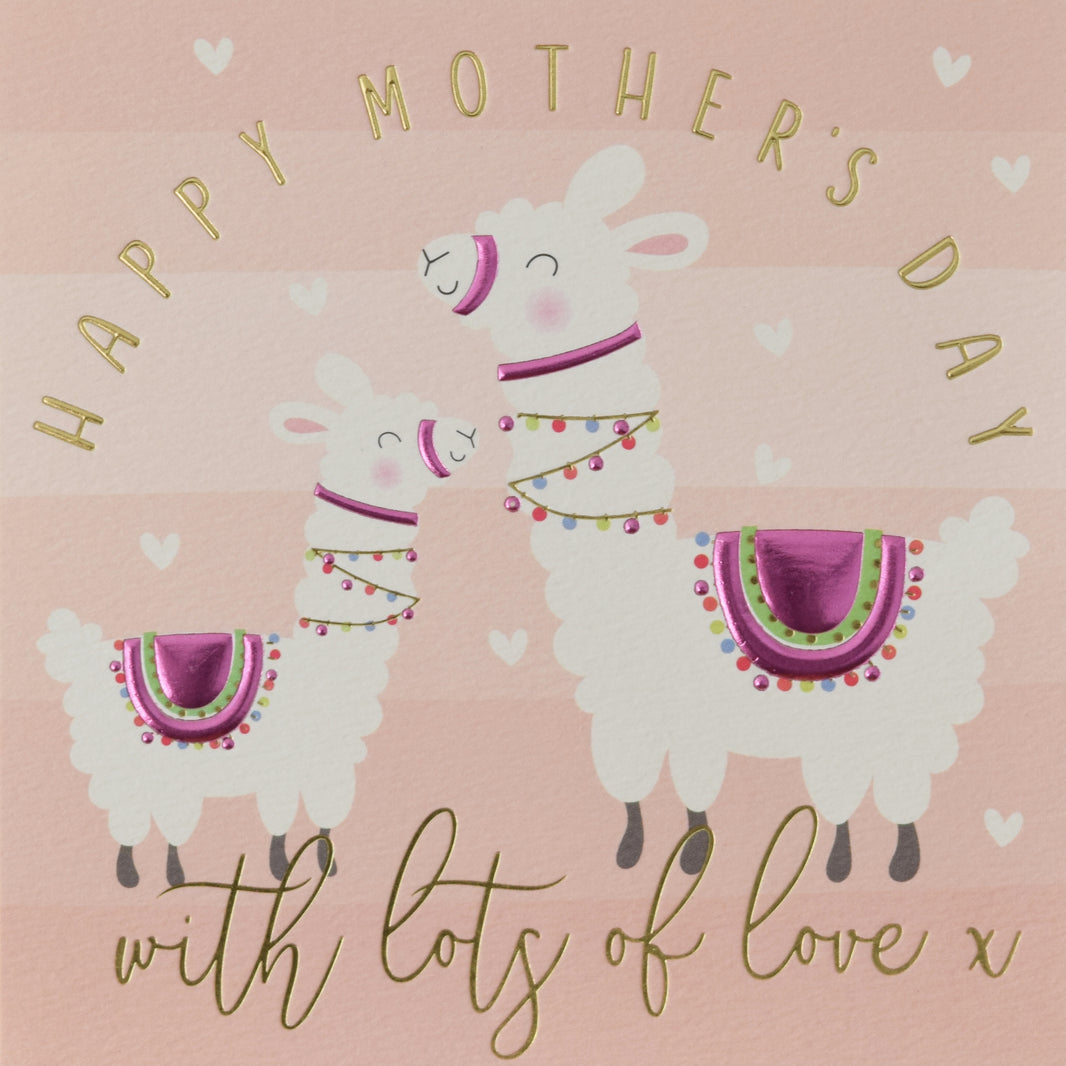 Quicksilver Llamas Mothers Day Card