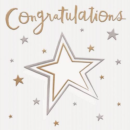 Stars Congratulations Card - House of Cards