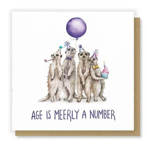 Meerkat Birthday Card - House of Cards