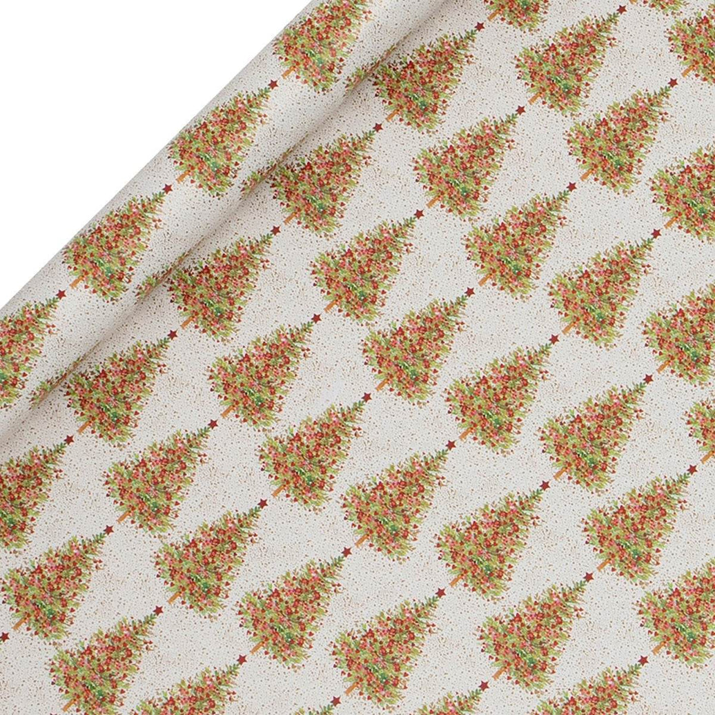 Fir Tree Christmas Roll Wrapping Paper - 3 Pack - House of Cards