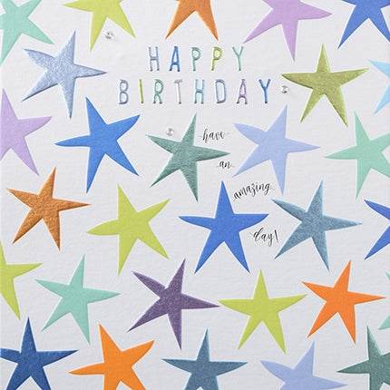 Stars Birthday Card - House of Cards