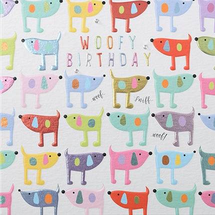 Dogs Birthday Card - House of Cards