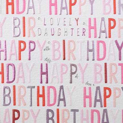 Daughter Birthday Card - House of Cards