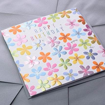 Flowers Birthday Card - House of Cards