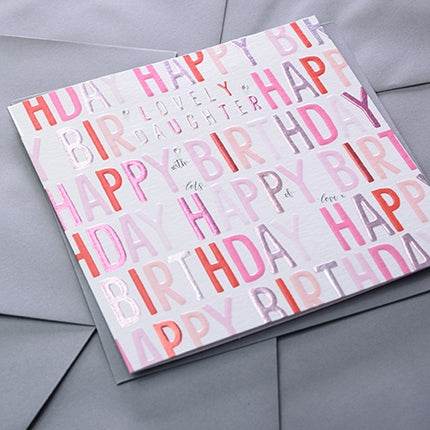 Daughter Birthday Card - House of Cards