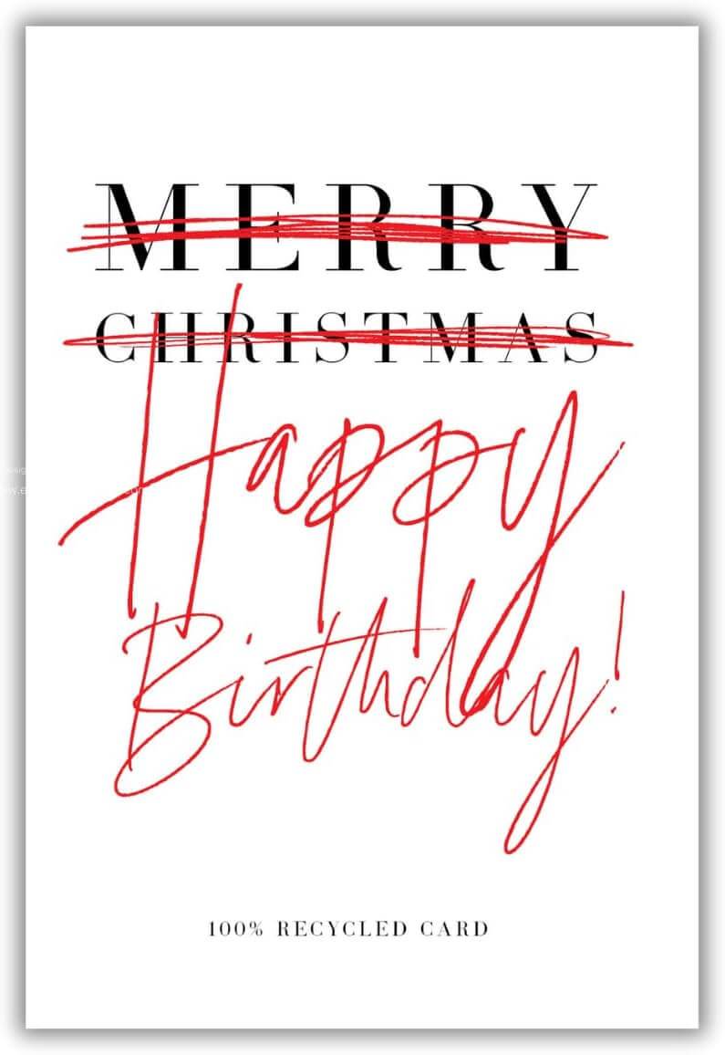 100% Recycled Birthday Card - House of Cards