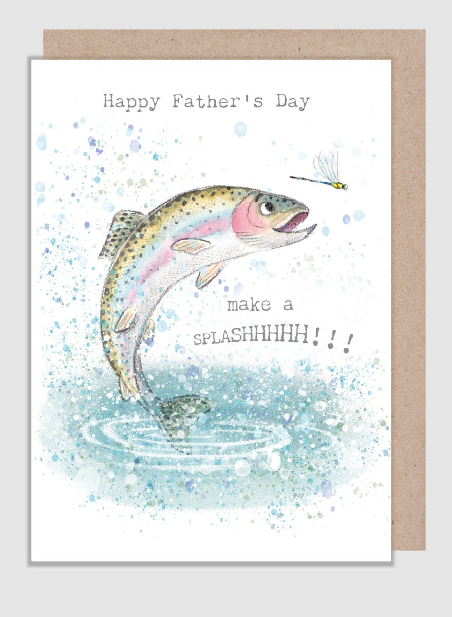 Splash Fathers Day Card
