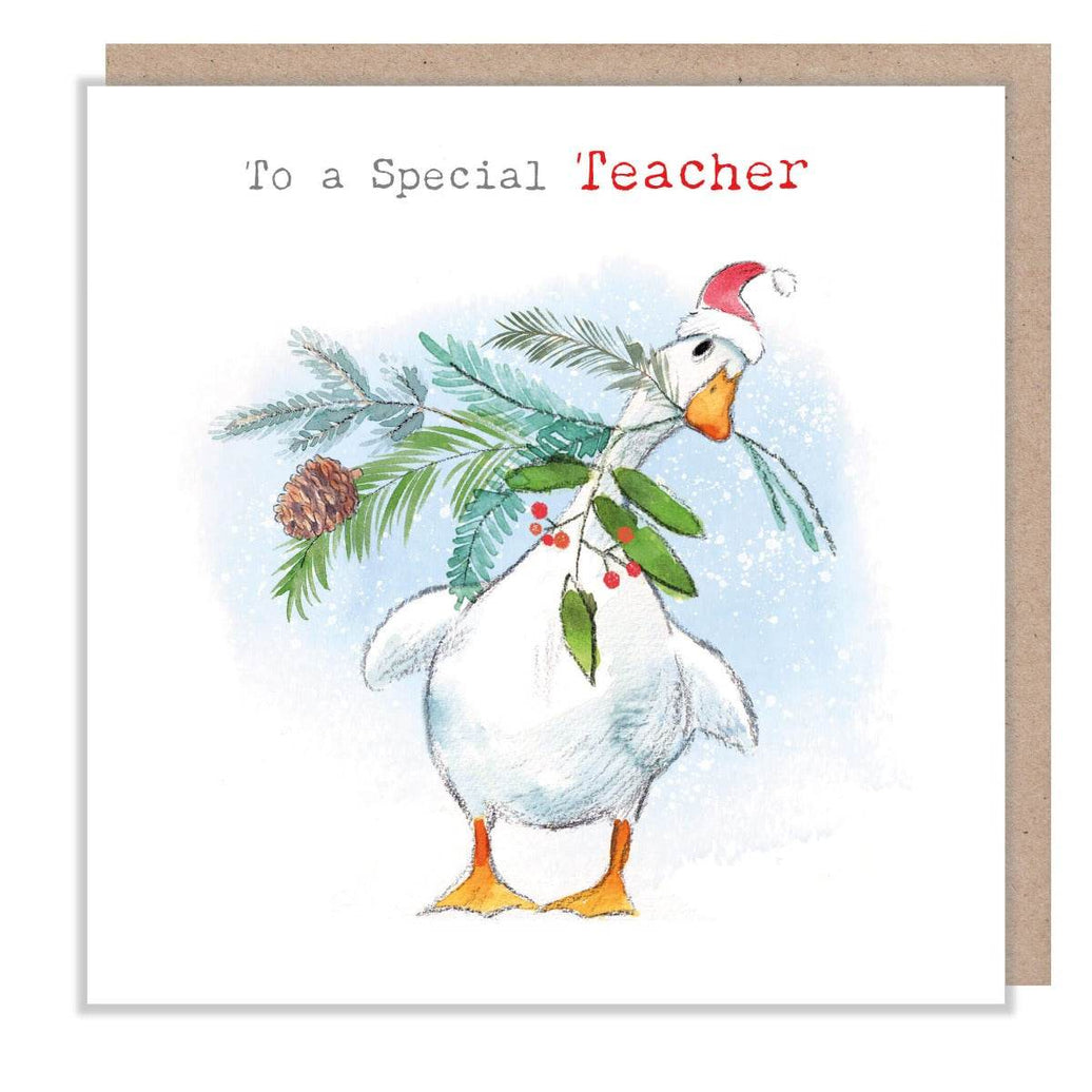 Teacher Christmas Card - House of Cards