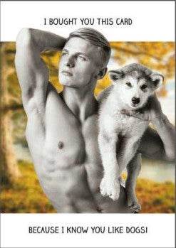 Like Dogs Birthday Card - House of Cards