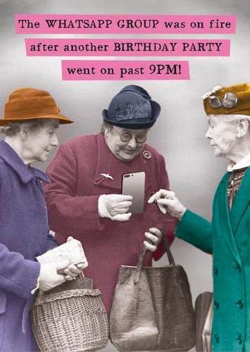 Whatsapp Group Birthday Card - House of Cards