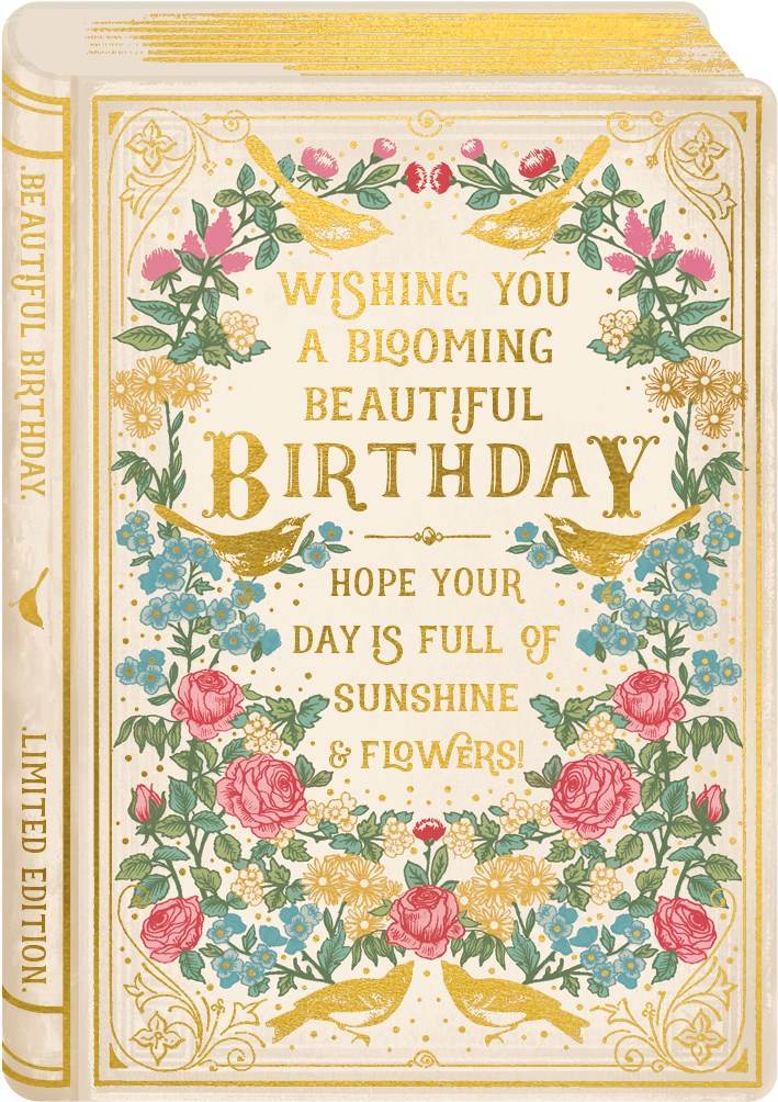 Story Book Beautiful Birthday Card - House of Cards