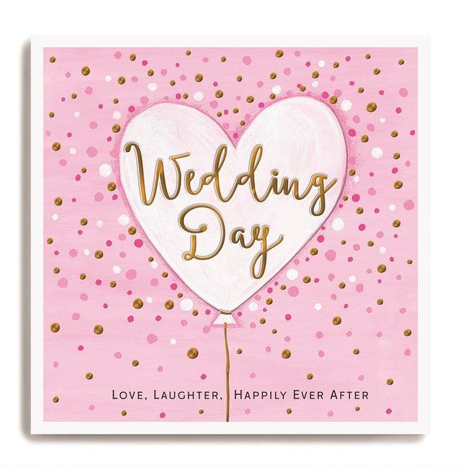 Wedding Day Balloon Greeting Card - House of Cards
