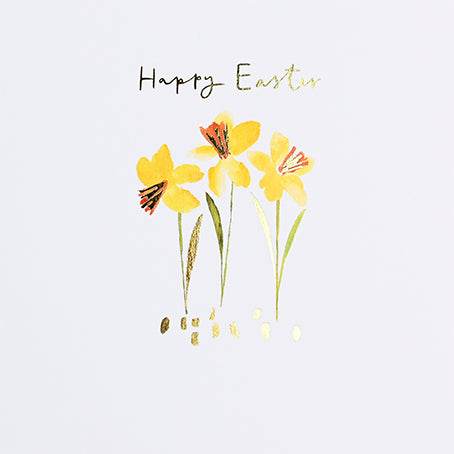 Daffodils Happy Easter Card - House of Cards