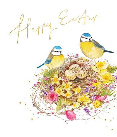 Birds Nest Happy Easter Card - House of Cards