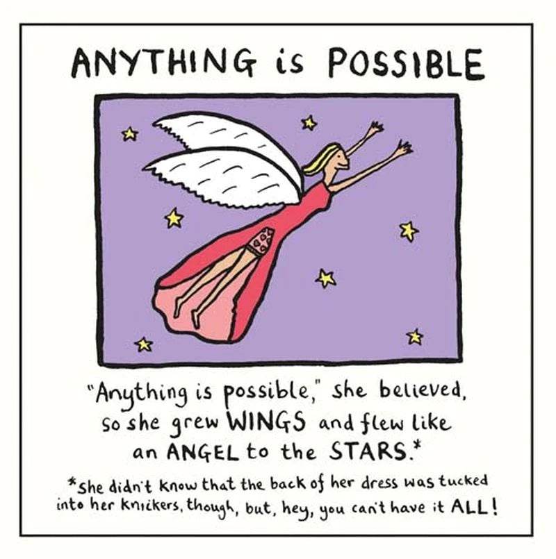 Anything is Possible Birthday Card - House of Cards