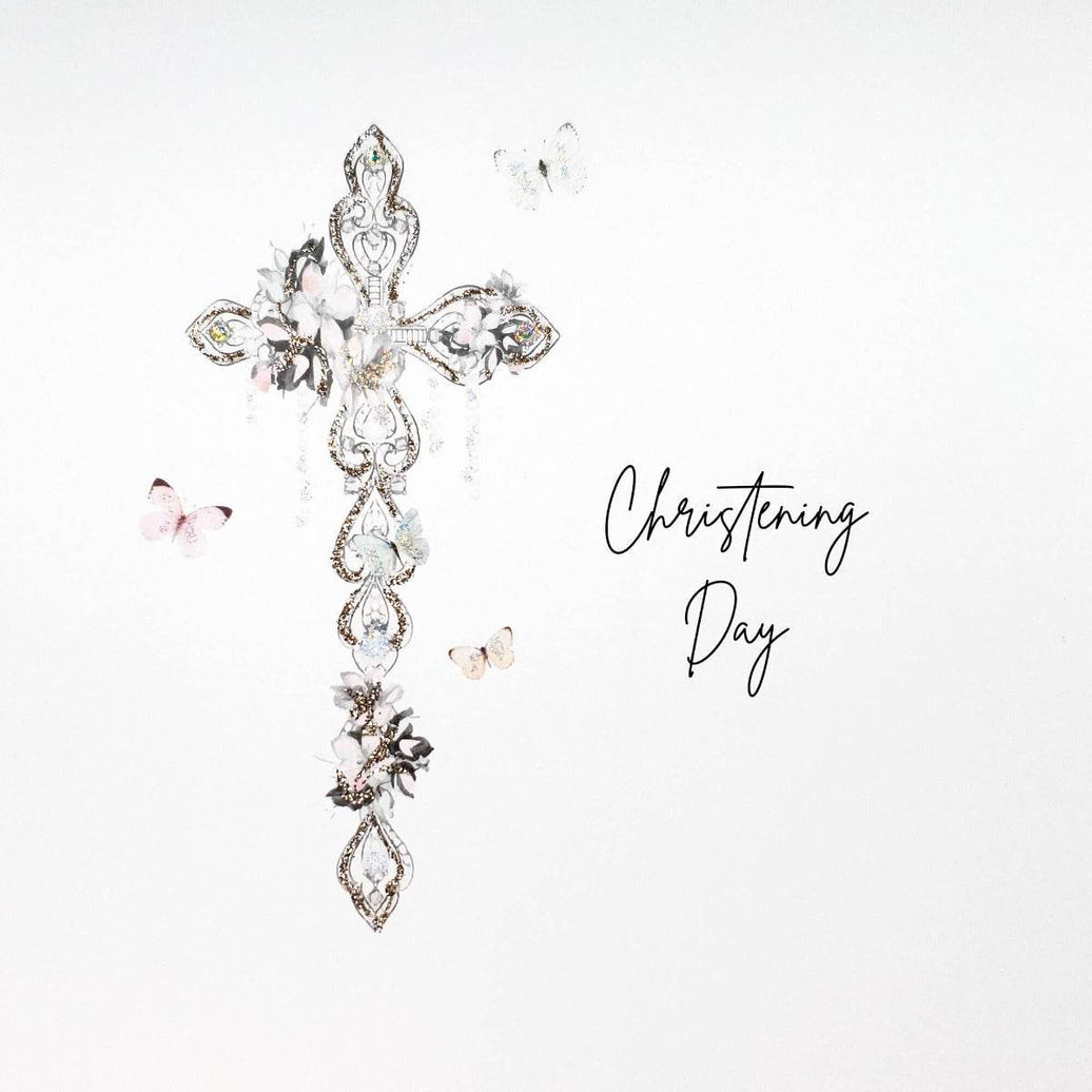 Christening Card - House of Cards