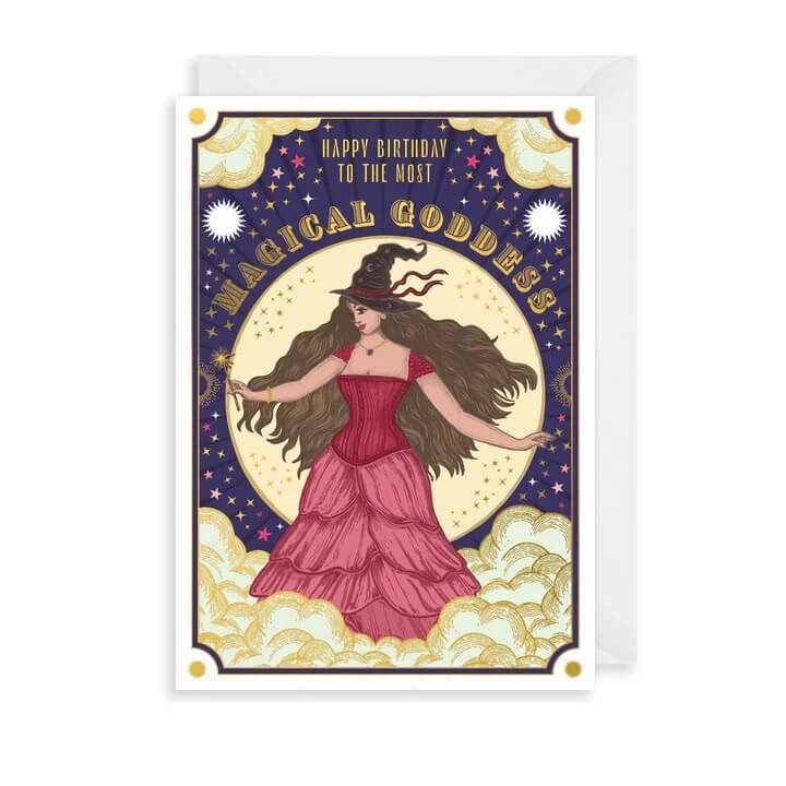 Soulmates Goddess Birthday Card - House of Cards