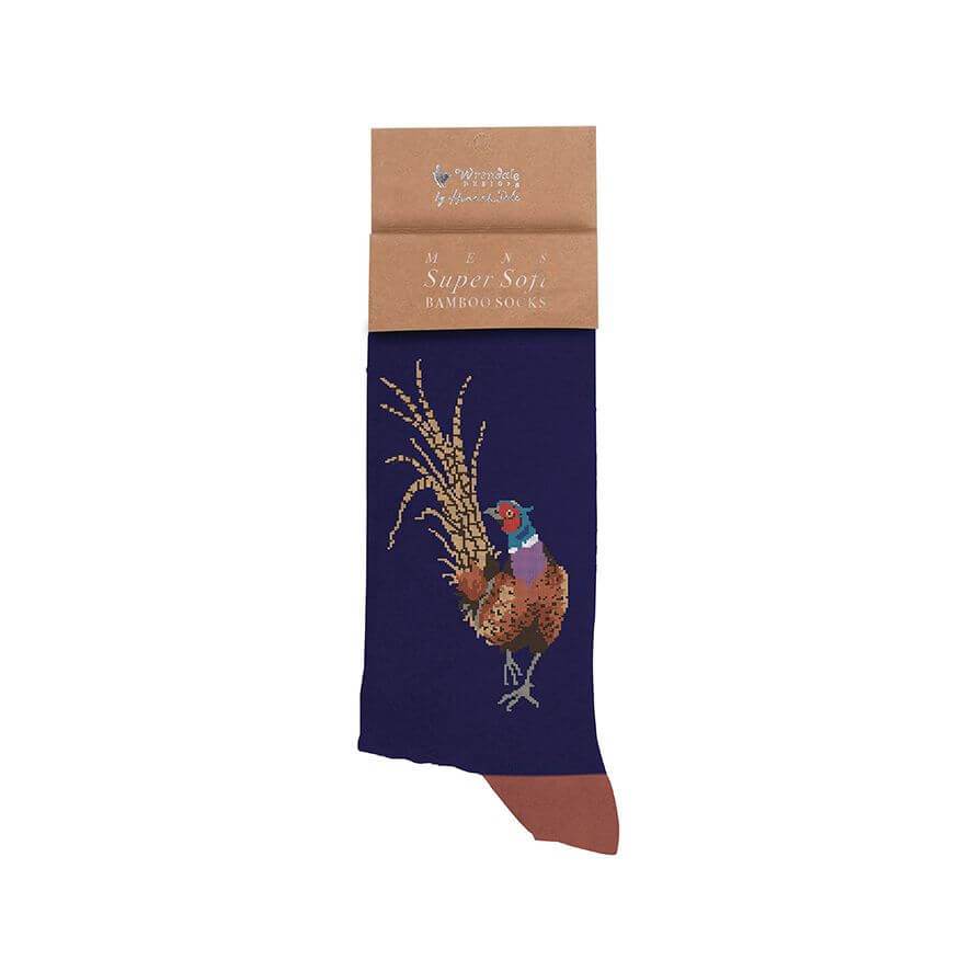 Pheasant Mens Bamboo Socks - House of Cards