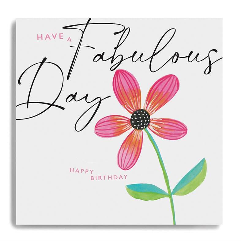 Fabulous Day Birthday Card - House of Cards